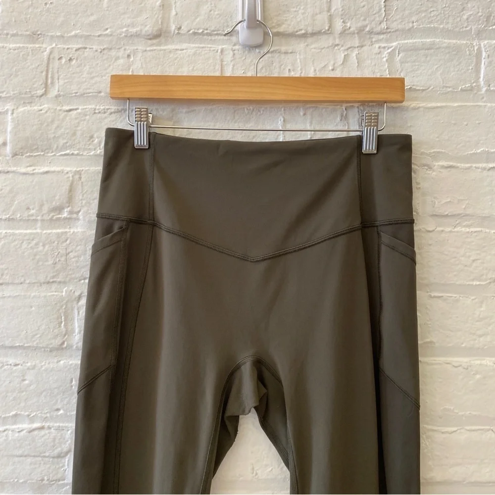 Lululemon || All The Right Places Crop 23” Sage Green 10‎